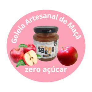 Geleia Artesanal de Maçã zero açúcar
