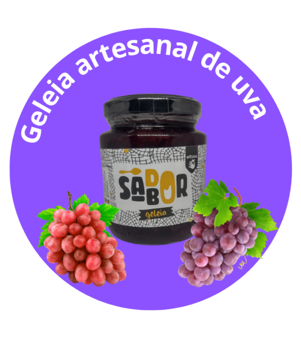 Geleia artesanal de uva