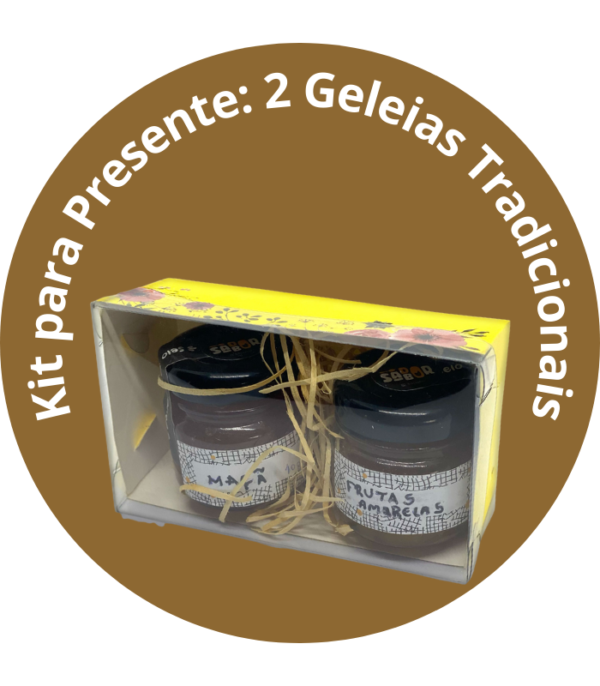 Kit para presente: 2 Geleias Tradicionais