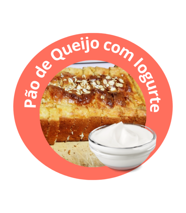 Pão de queijo com iogurte